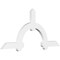 Ekena Millwork Ericson Architectural Grade PVC Gable Bracket, 60"W x 27 1/2"H x 2"D x 4"F, 11/12 Pitch GBP060X28X0204ERI00 - alternate 1